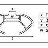 Set 2 barre portatutto Delta nere misura L - immagine 5