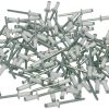 Kit 100 rivetti bianchi fissaggio targa