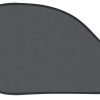 Tendine parasole laterali a trapezio nere 65x38 cm