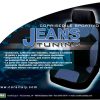 Coprisedile anteriore universale Jeans Tuning blu/nero - immagine 2