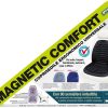 Coprisedile anteriore universale Magnetic Comfort nero - immagine 2