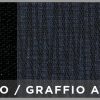 Coprisedili anteriori Fast&Smart tg. grande tess. misto cotone avio/nero - immagine 2