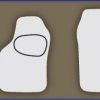 Set 4 tappeti moquette Actualfit grigio mod. 4 - immagine 2