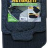 Set 4 tappeti moquette Actualfit grigio mod. 7