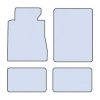 Set 4 tappeti moquette Moquettemats nero mod. A - immagine 2