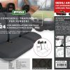 Coprisedili per furgoni tg. SP24 tess. cotone trapuntato antracite - immagine 3