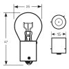 Lampadina 12V 21W bianca - immagine 2
